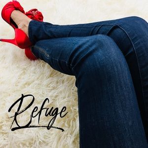 Refuge ❦ Glam Ultra Skinny Dark Blue Skinny Jean